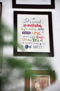Weihnachtsspruch Schneeflocke von Frau Ottilie im Hausnummersechs