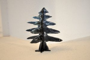 Metall Weihnachtsdekoration Steckbaum Tannenbaum Christbaum 3D von Feinrost