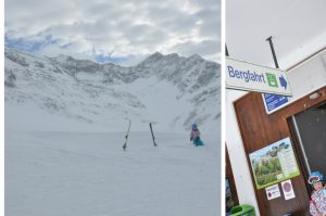 Schnee Schnee Schnee in der Gletscherwelt Weisssee Uttendorf in Mitten der hohen Tauern