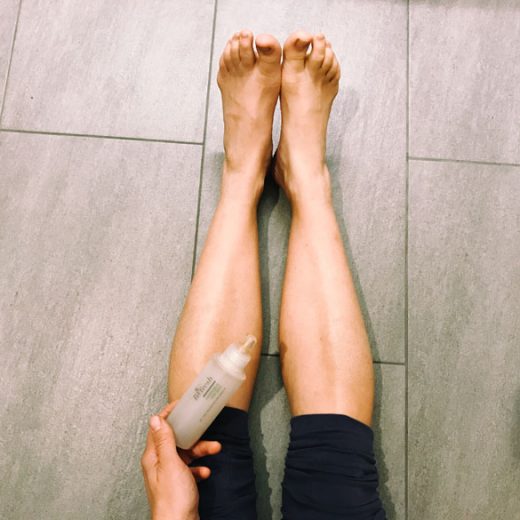 5 Minuten Mama Wellness - für müde Mama Beine mit frischen Produkten von Ringana